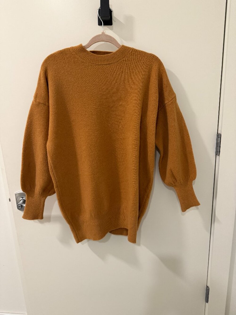 Oversized drape knit sweater